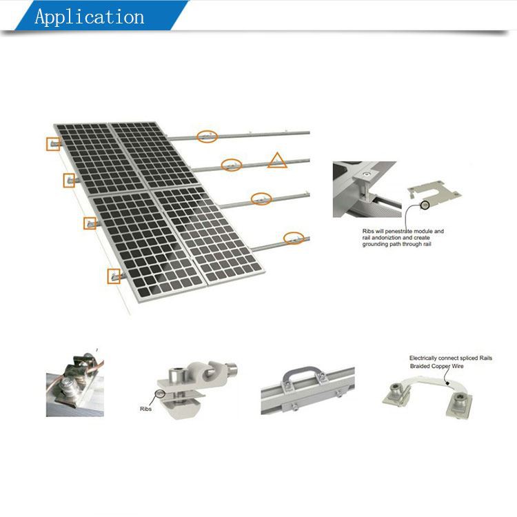 application of solar ground piece