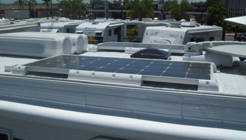 caravan solar panel mounts Project Reference