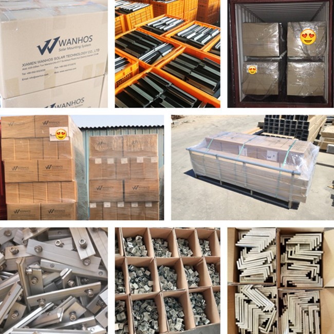 Packing of mini solar panel frames Packing of mini solar panel frames