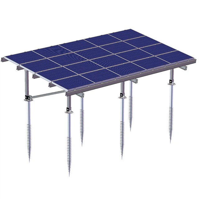 Ground Solar Mounting System Structure