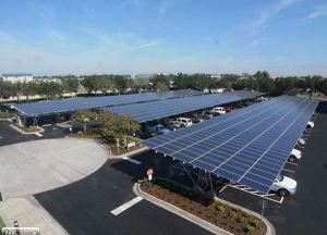 Carport PV tvirtinimas saulės energijos instaliacijai