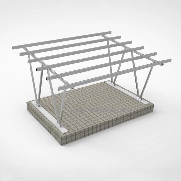 Solar Car Carport Support With Solar Panel Carport Parking System Solar Pv Mounting Structure